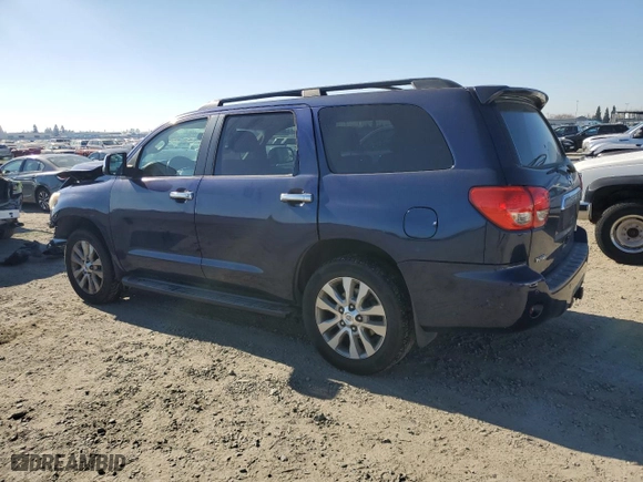 2008 Toyota Sequoia Ltd with VIN 5TDZY68A18S009735, listed as a Copart auction lot 89323715 with 185,427 mi miles and Salvage Title. Bid and sale history available at carsss.com. Image 2.