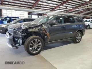 2019 Dodge Durango GT Plus with VIN 1C4RDJDG8KC827349, listed as a Copart auction lot 89244455 with 100,704 mi miles and Clean Title. Bid and sale history available at carsss.com. Image 1.