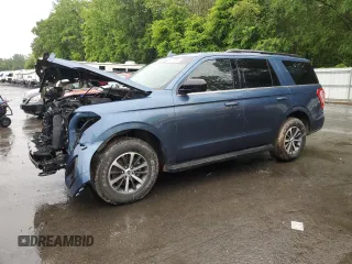 2020 Ford Expedition XL z VIN 1FMJU1GTXLEA78111, wystawiony jako Copart lot #58079055 z przebiegiem 76 664 mil mil oraz Szkoda całkowita • Salvage title. Historia ofert i sprzedaży dostępna na DreamBid. Obrazek 1.