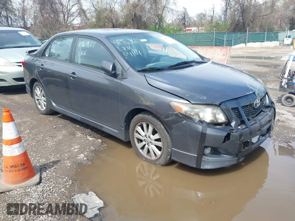 2010 Toyota Corolla with VIN 2T1BU4EE8AC459793, listed as a IAAI auction lot 41967607 with 202,762 mi miles. Bid and sale history available at carsss.com. Image 1.