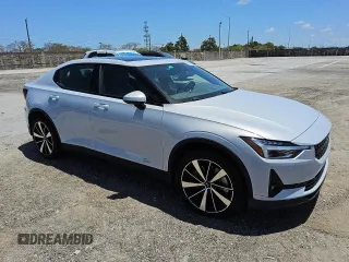 2021 Polestar 2 Launch Edition with VIN LPSED3KA4ML017477, listed as a Copart auction lot 54700395 with Not Provided miles and Clean Title. Bid and sale history available at DreamBid. Image 4.