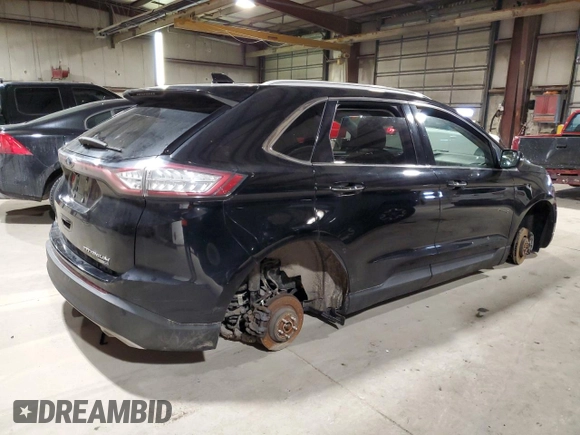 2018 Ford Edge Titanium with VIN 2FMPK4K99JBB89058, listed as a Copart auction lot 44532045 with Not Provided miles and Salvage Title. Bid and sale history available at DreamBid. Image 3.