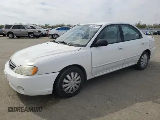 2003 Kia Spectra with VIN KNAFB121635229450, listed as a Copart auction lot 47084595 with 200,586 mi miles and Salvage Title. Bid and sale history available at DreamBid. Image 1.