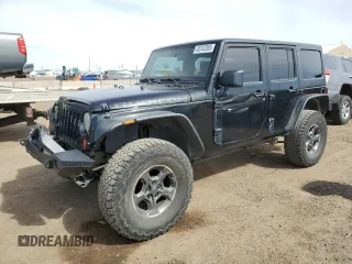 2008 Jeep Wrangler Unlimited Rubicon with VIN 1J4GA69108L501632, listed as a Copart auction lot 48742355 with 156,766 mi miles and Salvage Title. Bid and sale history available at carsss.com. Image 1.
