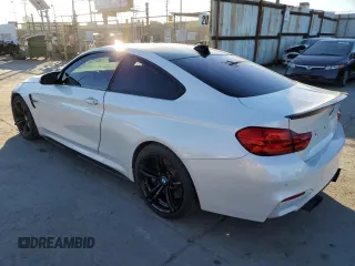 2015 BMW M4 with VIN WBS3R9C50FK331570, listed as a Copart auction lot 80739684 with 84,367 mi miles and Salvage Title. Bid and sale history available at carsss.com. Image 2.