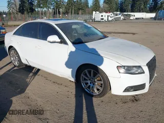 2009 Audi A4 2.0T Prem Plus with VIN WAUSF78K29N035139, listed as a IAAI auction lot 41426978 with 124,793 mi miles. Bid and sale history available at carsss.com. Image 1.