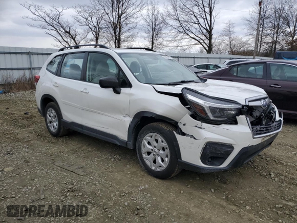 2021 Subaru Forester with VIN JF2SKADCXMH444220, listed as a Copart auction lot 45751985 with 42,700 mi miles and Salvage Title. Bid and sale history available at carsss.com. Image 4.