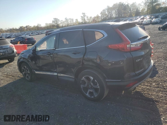 2018 Honda CR-V Touring with VIN 2HKRW2H95JH685749, listed as a Copart auction lot 77413054 with Not Provided miles and Salvage Title. Bid and sale history available at carsss.com. Image 2.