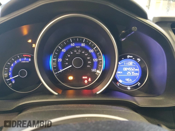 2017 Honda Fit EX with VIN 3HGGK5G74HM701630, listed as a Copart auction lot 47246445 with 84,552 mi miles and Salvage title. Bid and sale history available at DreamBid. Image 9.