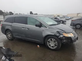 2011 Honda Odyssey EX-L with VIN 5FNRL5H64BB050425, listed as a Copart auction lot 49101795 with 192,238 mi miles and Salvage Title. Bid and sale history available at carsss.com. Image 4.