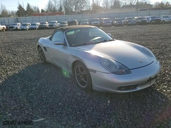 1997 Porsche Boxster with VIN WP0CA298XVS622745, listed as a Copart auction lot 83577524 with 55,850 mi miles and Salvage Title. Bid and sale history available at carsss.com. Image 10.