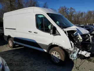 2023 Ford E-Transit Cargo with VIN 1FTBW9CK1PKB93878, listed as a Copart auction lot 82899604 with 6,009 mi miles and Salvage Title. Bid and sale history available at carsss.com. Image 4.