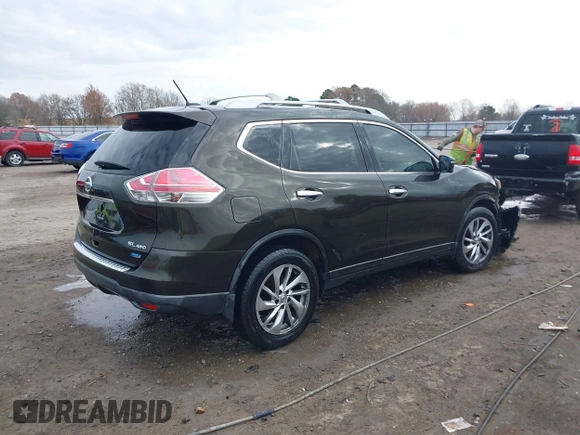 2014 Nissan Rogue S with VIN 5N1AT2MV1EC770125, listed as a IAAI auction lot 41152682 with 153,147 mi miles. Bid and sale history available at carsss.com. Image 4.