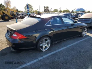 2007 Mercedes-Benz CLS-Class 5.5L with VIN WDDDJ72X47A109427, listed as a Copart auction lot 88588885 with 0 mi miles and Salvage Title. Bid and sale history available at carsss.com. Image 3.