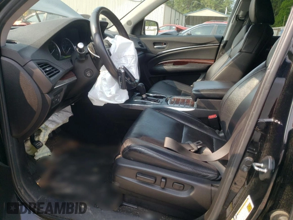 2014 Acura MDX Advance with VIN 5FRYD4H80EB019891, listed as a Copart auction lot 57969825 with 150,111 mi miles and Salvage title. Bid and sale history available at DreamBid. Image 7.