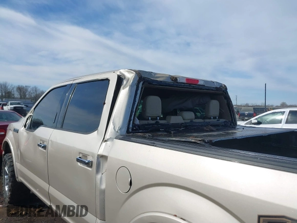 2018 Ford F-150 XL with VIN 1FTEW1E50JKC01823, listed as a IAAI auction lot 41824169 with 130,034 mi miles. Bid and sale history available at carsss.com. Image 6.