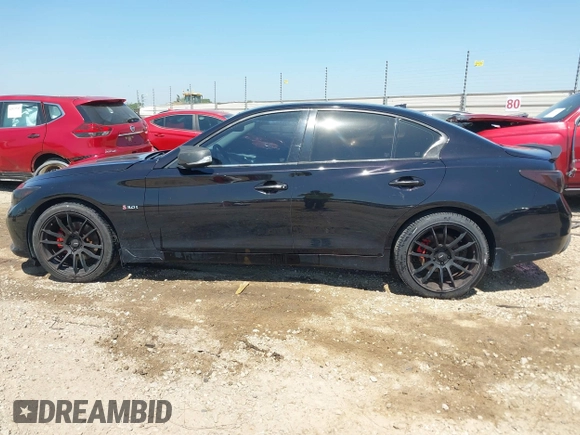 2016 Infiniti Q50 with VIN JN1EV7AR4GM341789, listed as a IAAI auction lot 42047372 with 107,590 mi miles and . Bid and sale history available at DreamBid. Image 14.