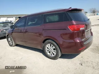 2017 Kia Sedona LX with VIN KNDMB5C19H6338583, listed as a Copart auction lot 48574955 with 140,765 mi miles and Salvage Title. Bid and sale history available at carsss.com. Image 2.