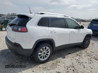2019 Jeep Cherokee Latitude with VIN 1C4PJLCBXKD344585, listed as a Copart auction lot 44620415 with 91,076 mi miles and Salvage Title. Bid and sale history available at carsss.com. Image 3.