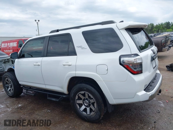2021 Toyota 4Runner TRD Off Road Premium with VIN JTERU5JR3M5954879, listed as a IAAI auction lot 42291513 with 125,097 mi miles and . Bid and sale history available at DreamBid. Image 14.
