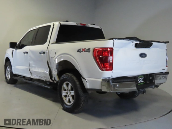 2022 Ford F-150 XL with VIN 1FTEW1EP7NKD51600, listed as a Copart auction lot 86120324 with 80,891 mi miles and Salvage Title. Bid and sale history available at carsss.com. Image 4.