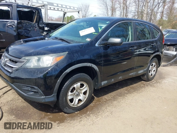 2014 Honda CR-V LX with VIN 2HKRM4H38EH610773, listed as a IAAI auction lot 41833407 with 189,142 mi miles. Bid and sale history available at carsss.com. Image 2.