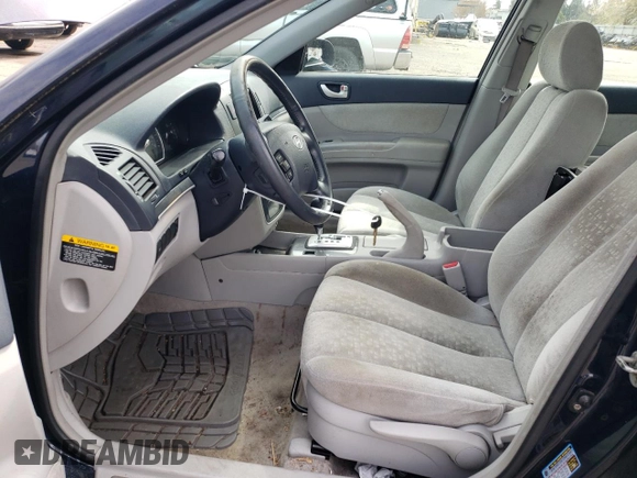 2006 Hyundai Sonata GLS with VIN 5NPEU46F26H141502, listed as a Copart auction lot 52034635 with 169,786 mi miles and Salvage Title. Bid and sale history available at DreamBid. Image 7.