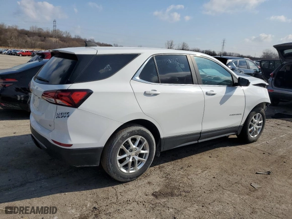 2022 Chevrolet Equinox LT with VIN 3GNAXKEV1NS102043, listed as a Copart auction lot 52944095 with 70,833 mi miles and Clean Title. Bid and sale history available at carsss.com. Image 3.
