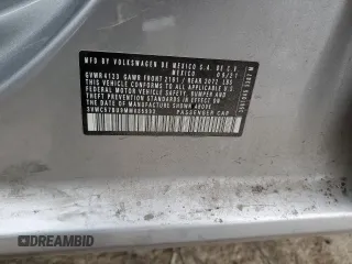 2021 Volkswagen Jetta S с VIN 3VWC57BU9MM085993, выставлен на аукционе Copart как лот 49991215 с пробегом 50 396 миль миль и Списание • Salvage title. История ставок и продаж доступна на DreamBid. Изображение 15.