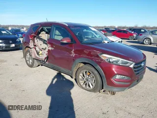 2016 Hyundai Tucson Sport with VIN KM8J33A24GU107371, listed as a IAAI auction lot 41223149 with 115,715 mi miles. Bid and sale history available at carsss.com. Image 1.