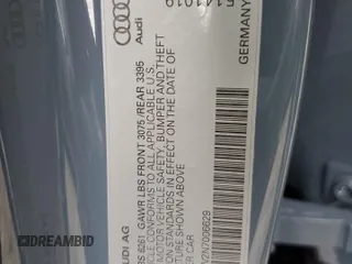 2022 Audi e-tron GT Prestige z VIN WAUEJBFW2N7006629, wystawiony jako Copart lot #45069554 z przebiegiem 8341 mil mil oraz . Historia ofert i sprzedaży dostępna na DreamBid. Obrazek 13.