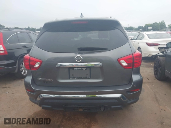 2019 Nissan Pathfinder SV with VIN 5N1DR2MN5KC633714, listed as a IAAI auction lot 42693523 with 123,674 mi miles and . Bid and sale history available at DreamBid. Image 16.