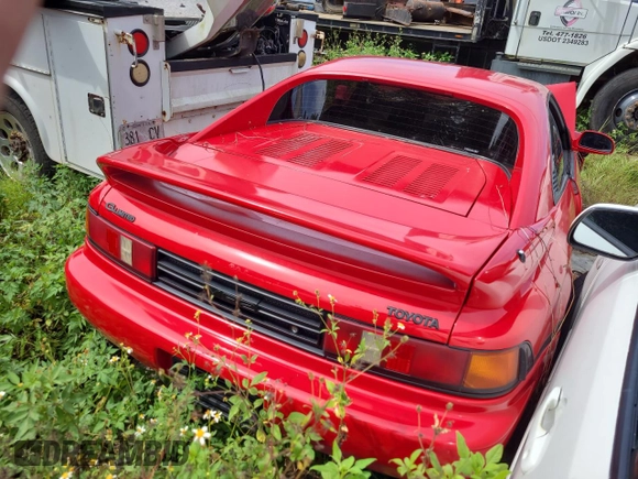 1992 Toyota MR2 z VIN SW200060858, wystawiony jako Copart lot #55721554 z przebiegiem 22 277 mil mil oraz Nie do naprawy • Non repairable. Historia ofert i sprzedaży dostępna na DreamBid. Obrazek 3.