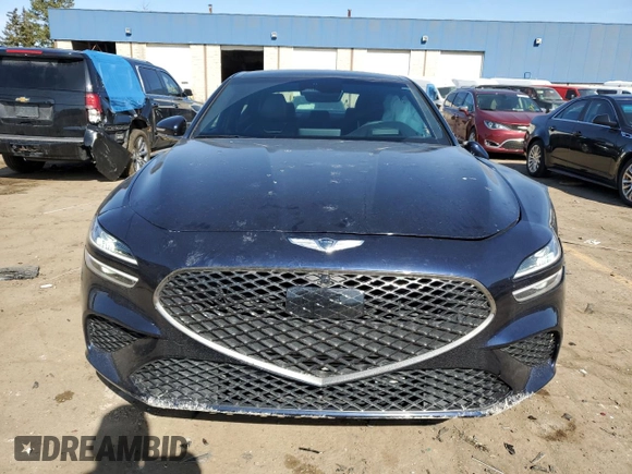 2023 Genesis G70 3.3T with VIN KMTG54TE1PU134177, listed as a Copart auction lot 48476115 with 15,763 mi miles and Clean title. Bid and sale history available at DreamBid. Image 5.