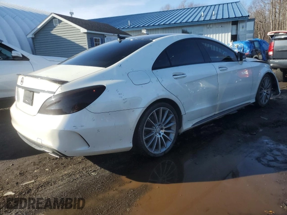 2016 Mercedes-Benz CLS 400 with VIN WDDLJ6FB7GA164300, listed as a Copart auction lot 46683995 with 92,490 mi miles and Salvage title. Bid and sale history available at DreamBid. Image 3.