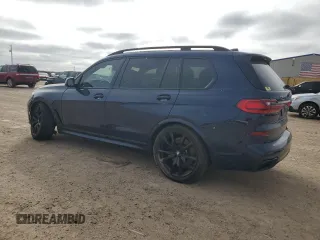 2022 BMW X7 M50i z VIN 5UXCX6C00N9L56814, wystawiony jako Copart lot #46108725 z przebiegiem 35 216 mil mil oraz Szkoda całkowita • Salvage title. Historia ofert i sprzedaży dostępna na DreamBid. Obrazek 2.