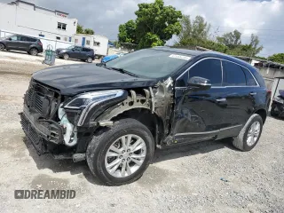 2021 Cadillac XT5 FWD Luxury with VIN 1GYKNAR46MZ127028, listed as a Copart auction lot 47555235 with 48,364 mi miles and Salvage Title. Bid and sale history available at carsss.com. Image 1.