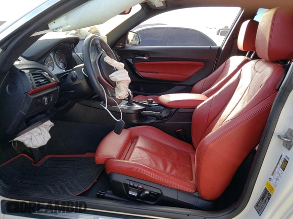 2017 BMW 2 Series 230i with VIN WBA2F9C52HV664251, listed as a Copart auction lot 78553163 with 76,528 mi miles. Bid and sale history available at carsss.com. Image 7.