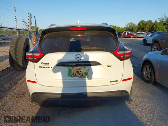 2022 Nissan Murano SV z VIN 5N1AZ2BJ5NC127825, wystawiony jako IAAI lot #42236711 z przebiegiem 65 183 mil mil oraz . Historia ofert i sprzedaży dostępna na DreamBid. Obrazek 16.