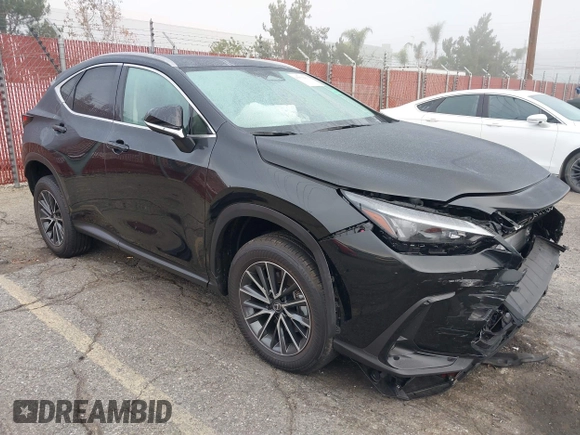 2025 Lexus NX 350h Premium with VIN JTJGKCEZ7S2040520, listed as a IAAI auction lot 41019491 with 4,169 mi miles and . Bid and sale history available at DreamBid. Image 1.