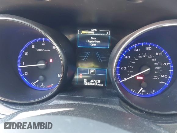 2015 Subaru Legacy Premium with VIN 4S3BNBF67F3030492, listed as a IAAI auction lot 42710100 with 126,849 mi miles and . Bid and sale history available at DreamBid. Image 7.