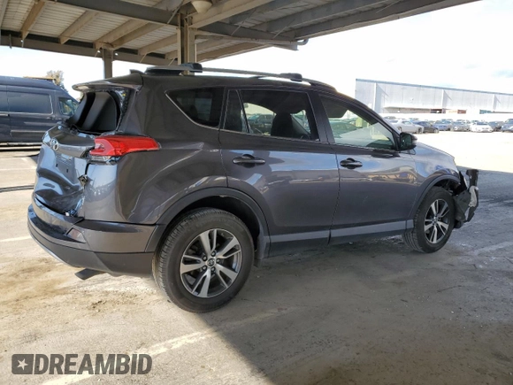 2018 Toyota RAV4 XLE with VIN JTMRFREV5JJ739620, listed as a Copart auction lot 48218185 with 82,885 mi miles and Salvage Title. Bid and sale history available at DreamBid. Image 3.