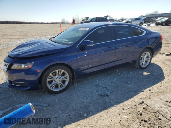 2014 Chevrolet Impala LT with VIN 1G1115SLXEU113503, listed as a Copart auction lot 50727005 with 70,596 mi miles and Clean title. Bid and sale history available at DreamBid. Image 1.