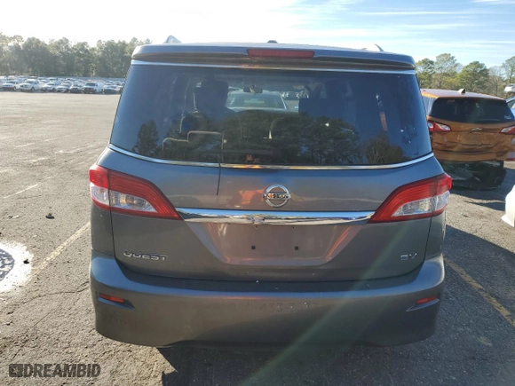 2017 Nissan Quest SV with VIN JN8AE2KPXH9167764, listed as a Copart auction lot 37974934 with 243,109 mi miles. Bid and sale history available at carsss.com. Image 6.