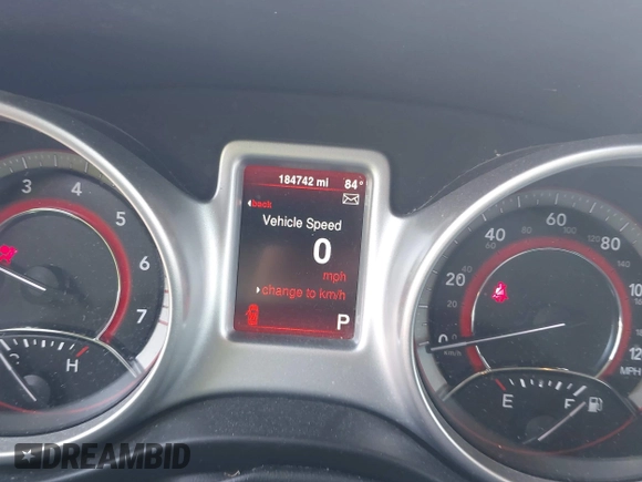 2014 Dodge Journey American Value Pkg with VIN 3C4PDCAB9ET316642, listed as a IAAI auction lot 42050437 with 184,742 mi miles. Bid and sale history available at carsss.com. Image 16.