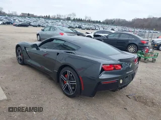 2017 Chevrolet Corvette 2LT with VIN 1G1YD2D74H5107974, listed as a IAAI auction lot 40990975 with 43,656 mi miles. Bid and sale history available at carsss.com. Image 3.