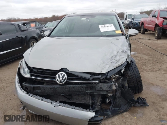 2017 Volkswagen Golf S with VIN 3VW217AU3HM069870, listed as a IAAI auction lot 42048647 with 98,434 mi miles and . Bid and sale history available at DreamBid. Image 13.