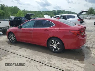 2017 Acura TLX with VIN 19UUB1F33HA004750, listed as a Copart auction lot 55268915 with 124,786 mi miles and Salvage title. Bid and sale history available at DreamBid. Image 2.