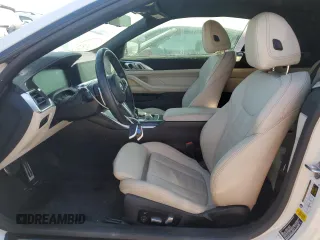 2022 BMW 4 Series 430i with VIN WBA23AT02NCJ38076, listed as a Copart auction lot 76186884 with 21,106 mi miles and Non repairable. Bid and sale history available at DreamBid. Image 7.
