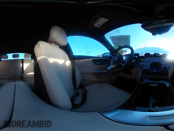 2024 Mercedes-Benz C 300 with VIN W1KAF4GB4RR232617, listed as a IAAI auction lot 41524093 with 5,284 mi miles and . Bid and sale history available at DreamBid. Image 18.